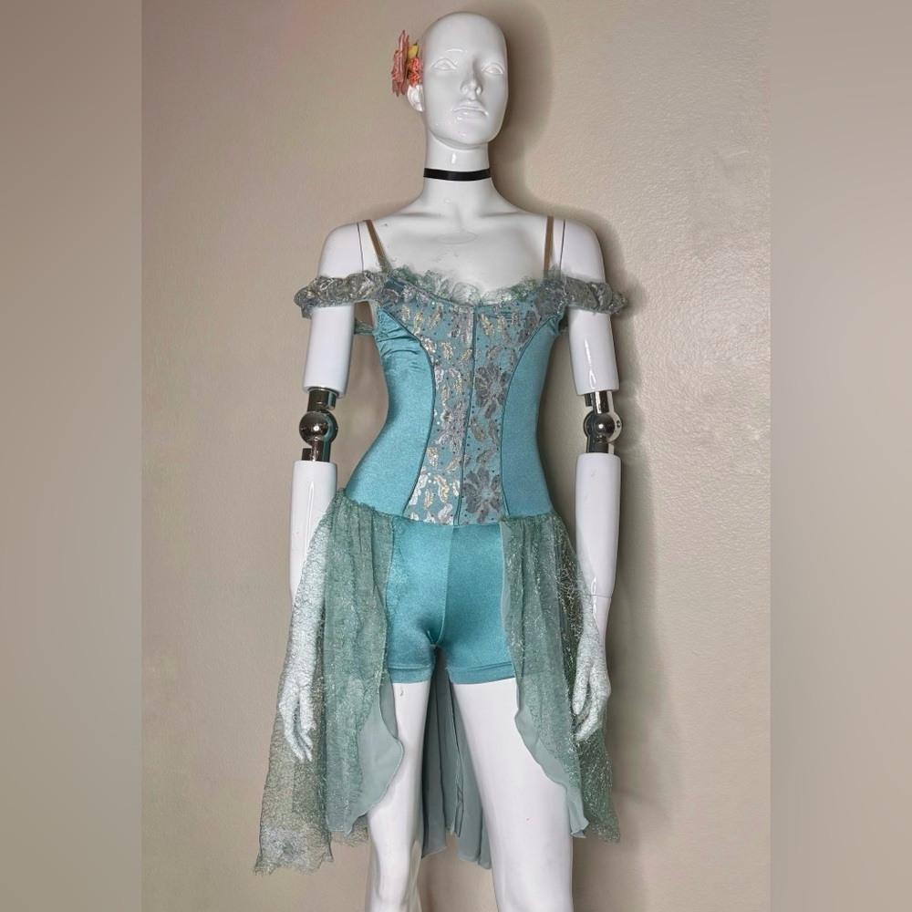 Seafoam Blue Degas Style Dance Costume